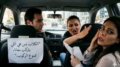 كلما كان السائق يوصلني إلى المكتب، كان يأخذ حبيبته معه دائماً