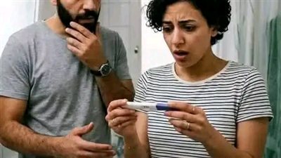 مراتي لقت اختبار حمل ف زبالة الحمام